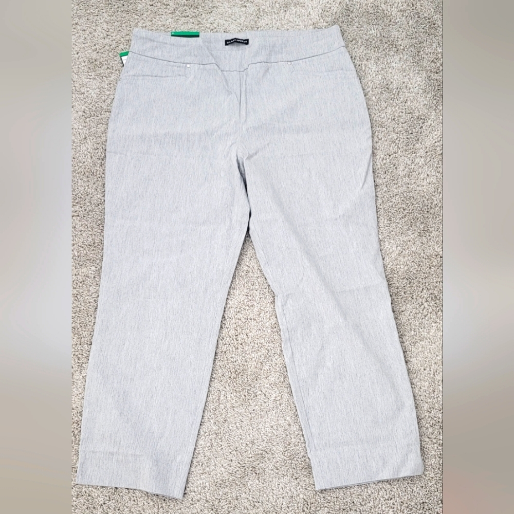 NWT Hillary Radley Ladies' Pull-onAnkle Pant in heather gray size XL